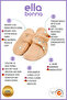 Organic Cotton Muslin Baby Booties, Newborn Slippers, Beige - 3