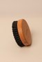 Rounded Natural Black Horsehair Body Brush