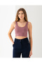 Diver Ribbed Padded Bustier