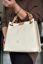 Original Just Polo Special Design Large Size Casual Hand Knitted Wide Strap 4 Compartment Women's Shoulder Bag - 3