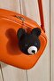 Handmade Black Amigurumi Teddy Bear Head Keychain – Bag & Key Ornament - 2