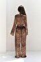 Donovarah Leopard Patterned Crop Pants Set - 5