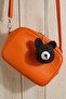 Handmade Black Amigurumi Teddy Bear Head Keychain – Bag & Key Ornament