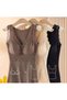 Black Seamless Breathable Soft Winter Textured Laser Body and Bra in One Underwear Get Yours Now - 3