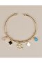 Felina Adjustable Clover Charm Handcuff Bracelet - 3