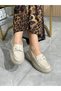 Buckled women's mocasin shoes 987