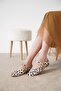 Lorina Leopard Patterned Women's Daily Ballerinas - 2