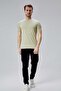 Flex 1St Quality T-Shirt Bamboo Combed Cotton Lycra Men's Short Sleeve Slim Fit O Neck T-Shirt