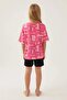 1705-g Pink Shorts Suit - 5