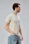 Flex 1St Quality T-Shirt Bamboo Combed Cotton Lycra Men's Short Sleeve Slim Fit O Neck T-Shirt - 6