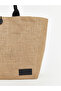 Accessories Brown Women's Straw Beach Bag - 5