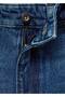 Regular fit jean bermuda şort - 8
