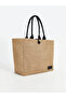 Accessories Brown Women's Straw Beach Bag - 4