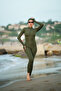 Boneli Long Swimsuit Jumpsuit / Bonnet Hijab Long Swimsuit Overalls
