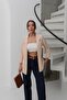 Women's Atlas Fabric Unlined Blazer Jacket, Premium Quality - 5
