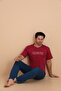 طقم بيجامة رجالي بأكمام قصيرة 9003 - 2