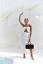 Abrossa Halter Neck Asymmetrical Ecru Linen Dress - 3