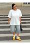 Women's Relaxed Fit Crew Neck T-Shirt White