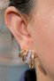 Women's Steel Multi Earrings Gold