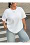 Women's Relaxed Fit Crew Neck T-Shirt White - 5