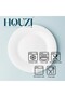 40 Pcs Opal ware Dinner set Dinner Soup Dessert plate Bowls Serving bowl & plate cup & saucer - 7