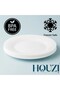 32 Pcs Opal ware Dinner set Dinner, Soup & Dessert plate Bowls soup spoon Serving plate - 6
