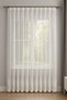 Bamboo Paris Skirt Ecru Tulle Curtain 1/3 Pleated, No Ironing Required |   Most Preferred Model - 8