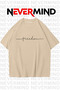 Men's Oversize "Freedom" Printed Men's T-Shirt - Summer Comfortable Cotton T-Shirt Beige