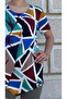 Plus Size Asymmetrical T-Shirt - 5