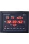 Quartz Digital Wall Clock – Green LED – 41.9 cm – Stylish Timepiece – Battery Operated - 3