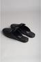 Seç 8159 Genuine Leather Knitted Women's Slippers Black - 2