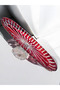 Cut Crystal Glass Large Size Red Boat Presentation Plate 50 cm Red Christmas Tableware Decor - 3