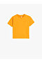 Baby Boy's Orange Basic T-Shirt