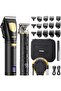 Hair Clipper 6026+1019 Black Color - 2