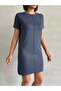 Women's Anthracite Crew Neck Soft Touch Dress
