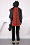 Red Ethnic Patterned Vest - 3