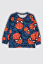 Super Hero Patterned 100% Cotton Boys Pajamas Set - 2
