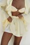 Aliza Yellow Shirt Shorts Set - 8
