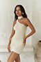 Budah Asymmetric Knitwear Yellow Mini Dress - 6