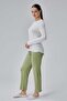 Lily 1St Quality Bamboo Lycra Women's Long Sleeve Pajamas Suit - 3