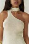 Budah Asymmetric Knitwear Yellow Mini Dress - 7
