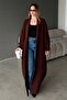 Long Loose Knitwear Cardigan Brown 8245
