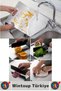 Durable Healthy Hygienic Vegetable Fruit Meat Stain Resistant Easy to Clean Steel Cutting Board Set of 3 - 3