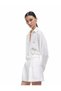 Cotton Embroidery Detailed Long Sleeve Muslin Shirt