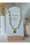 Seashell Navy & White Fish - Pearl Detail Starfish Pendant Beaded Women's Necklace - 4