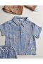 Muslin Fabric Design Ethnic Pattern Baby Boy Summer Set - 5