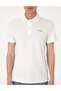 Ecru Slim Fit Knitted Textured Buttoned Polo Collar T-Shirt 50309946-Vr019 - 6