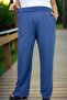 Elastic Waist Wide Leg Big Size Aerobic Fabric Summer Trousers - 2