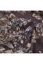 Chrysanthemum Patterned Tensel Shawl 02144-Brown Beige - 3