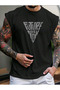 Future Printed Sleeveless Tshirt Men's Zero Sleeve Clothing Fitness Clothing Oversize T-Shi̇rt